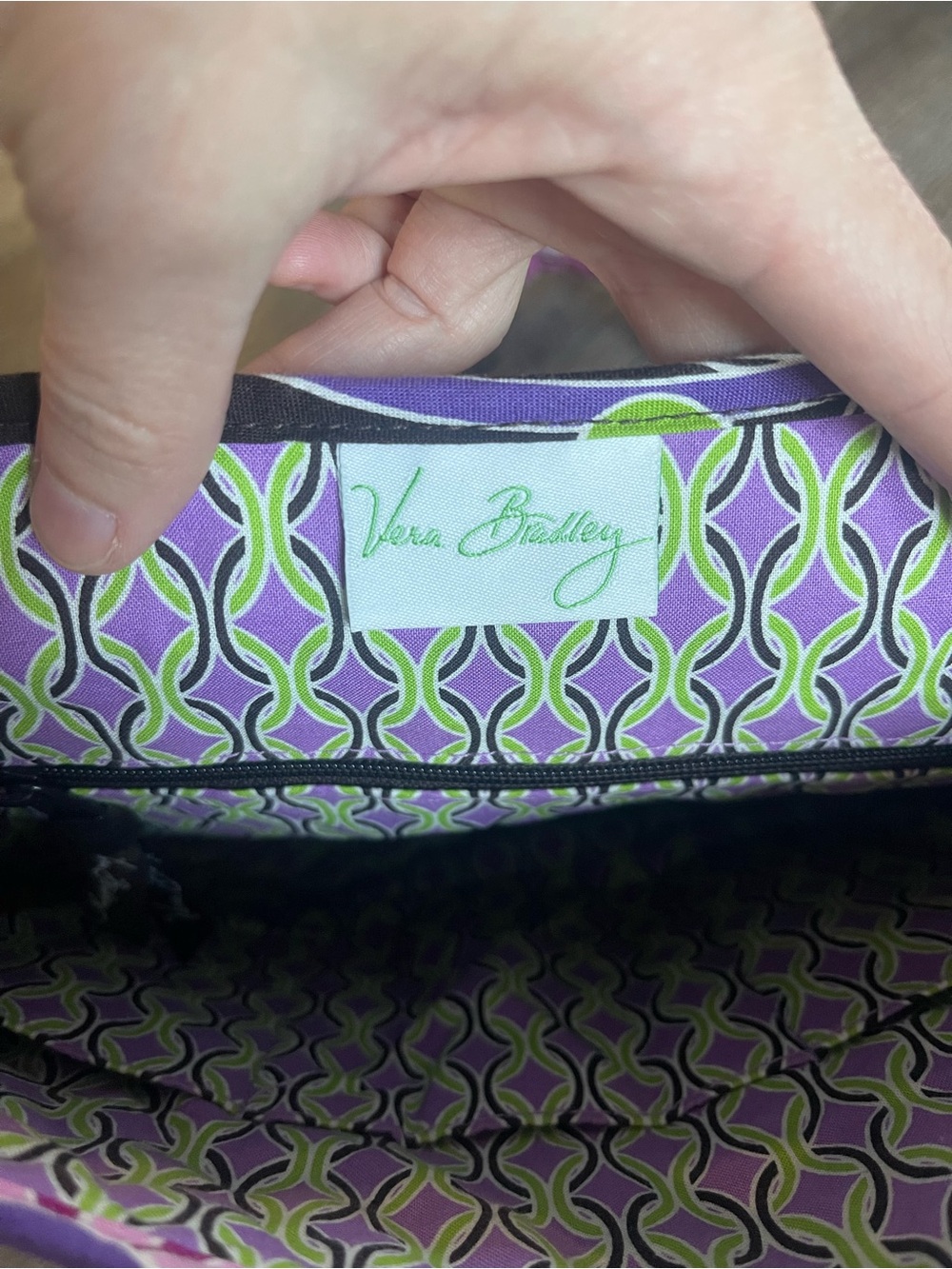 NWOT Vera Bradley Saddle Up Purple Punch print retired - Picture 5 of 10